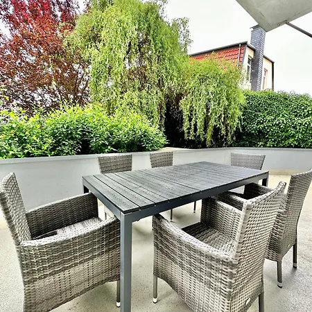 Erholsame City-erdgeschosswohnung Mit Veranda, Grill Und Parkplatz D46eg Oldenburg